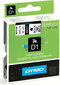 Laminoitu teippi etiketöintikoneisiin Dymo D1 45013 LabelManager™ Valkoinen 12 mm Musta (1 kpl) hinta ja tiedot | Tulostustarvikkeet | hobbyhall.fi