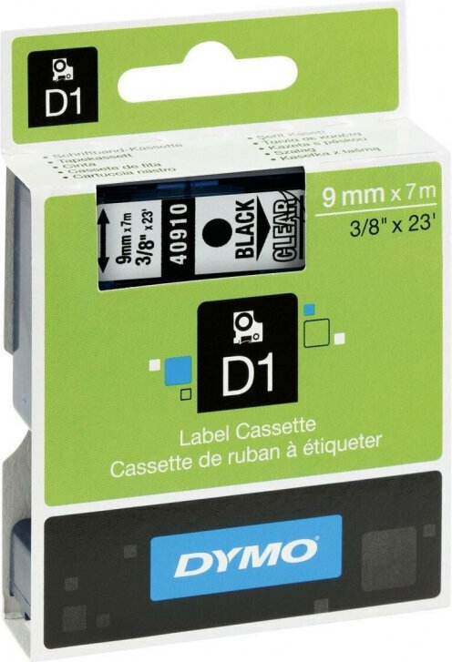 Dymo D1 40910 etikettinauha hinta ja tiedot | Tulostustarvikkeet | hobbyhall.fi