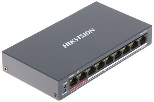 Hikvision-kytkin poe ds-3e0109p-e/m(b) 8 porttia hikvision hinta ja tiedot | Hikvision Tietokoneet ja pelaaminen | hobbyhall.fi