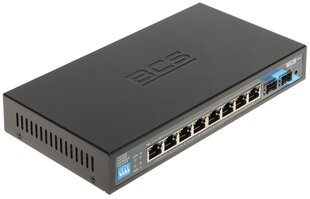 Peruskytkin poe bcs-b-sp08g-2sfp 8 porttia sfp bcs basic hinta ja tiedot | BCS Tietokoneet ja pelaaminen | hobbyhall.fi