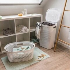 Curver 60l vapaasti seisova pyykkikori, valkoinen hinta ja tiedot | Kylpyhuoneen sisustus | hobbyhall.fi