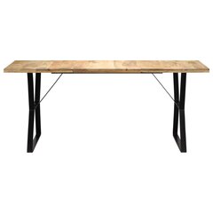vidaXL Ruokapöytä 180x90x76 cm täysmangopuu hinta ja tiedot | Ruokapöydät | hobbyhall.fi