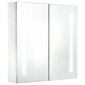 vidaXL LED kylpyhuoneen peilikaappi 60x14x62 cm hinta ja tiedot | Kylpyhuonekaapit | hobbyhall.fi