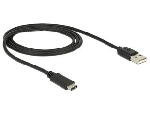 DELOCK-kaapeli USB TYPE-C male -> USB 2.0 AM 1.0 M hinta ja tiedot | Kaapelit ja adapterit | hobbyhall.fi