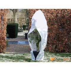 Nature Fleece talvipeite vetoketjulla 70 g/m² valkoinen 2,5x2x2 m hinta ja tiedot | Puutarhatyökalut | hobbyhall.fi