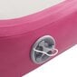 vidaXL Täytettävä voimistelumatto pumpulla 60x100x10 cm PVC pinkki hinta ja tiedot | Joogamatot | hobbyhall.fi