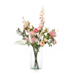 Emerald Tekokukkakimppu Pretty Pink XL hinta ja tiedot | Keinotekoiset kukat | hobbyhall.fi
