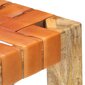 vidaXL Baarijakkarat 2 kpl ruskea aito nahka 75 cm hinta ja tiedot | Ruokapöydän tuolit | hobbyhall.fi
