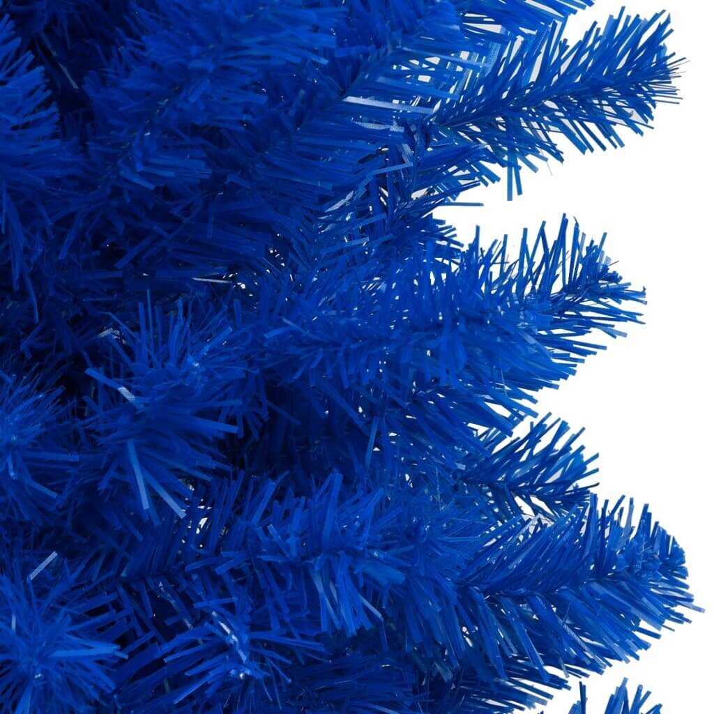 vidaXL Tekojoulukuusi palloilla esivalaistu sininen 240 cm PVC hinta ja tiedot | Joulukuuset ja kranssit | hobbyhall.fi