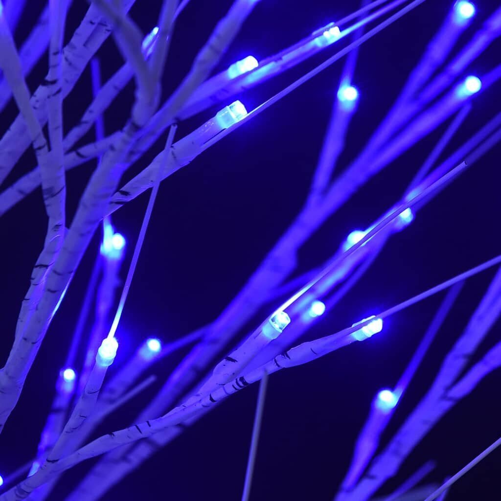 vidaXL Joulukuusi 120 LED 1,2 m sininen paju ulos/sisälle hinta ja tiedot | Joulukoristeet | hobbyhall.fi
