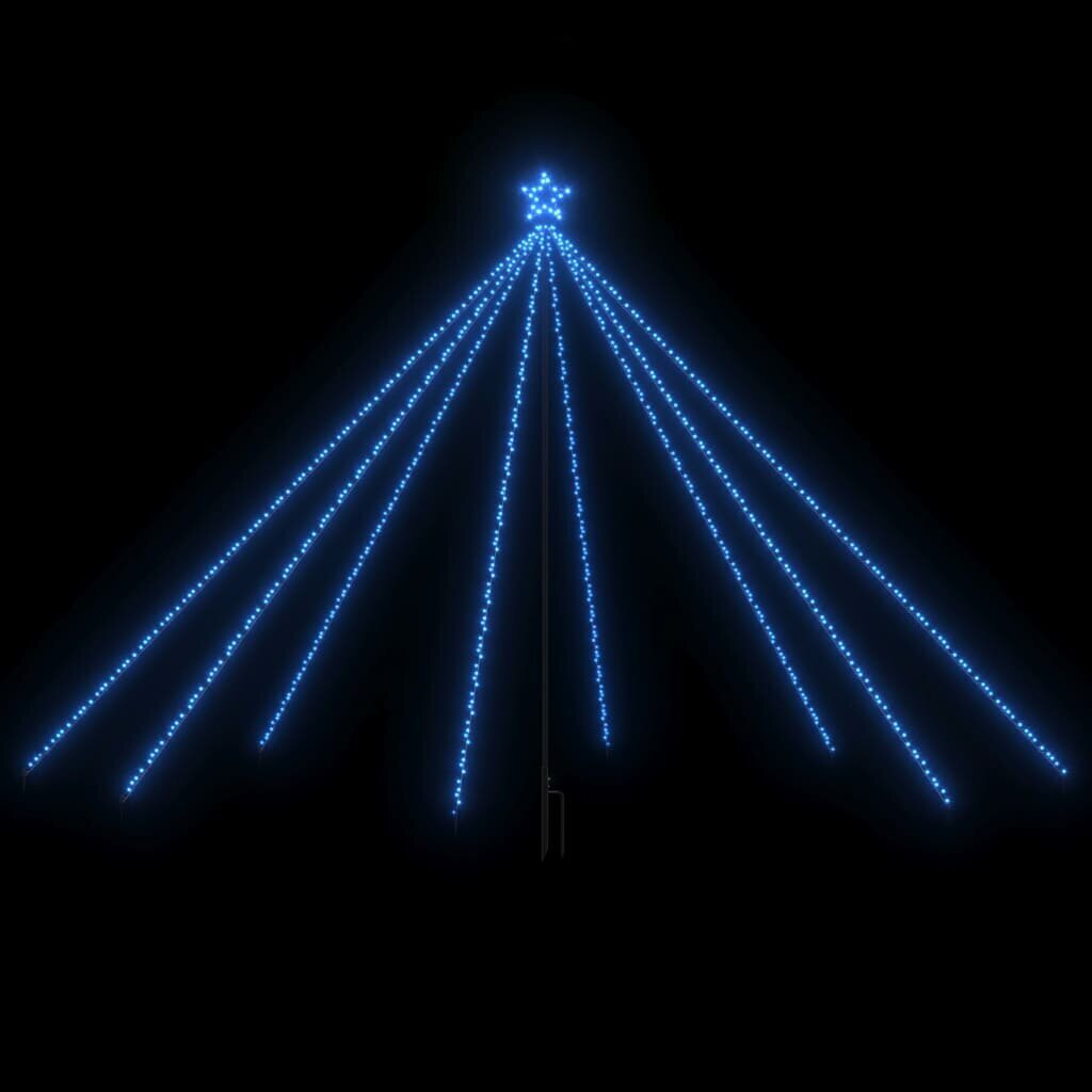vidaXL Joulukuusen valot sisä-/ulkokäyttöön 576 x LED sininen 3,6m hinta ja tiedot | Jouluvalot | hobbyhall.fi