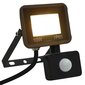 vidaXL LED-valonheitin sensorilla 10 W lämmin valkoinen hinta ja tiedot | Taskulamput ja valonheittimet | hobbyhall.fi