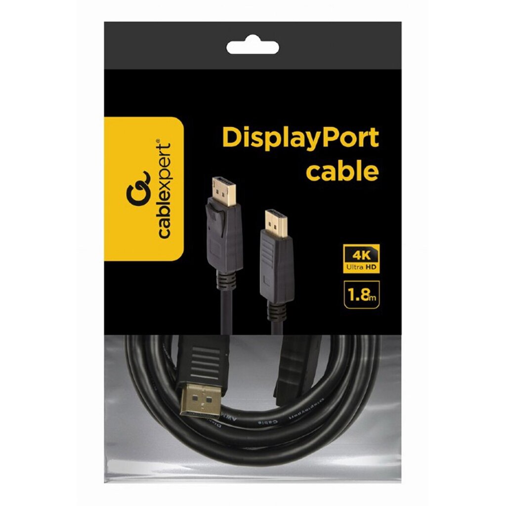 Unitek DisplayPort-kaapeli, 1.8 m hinta ja tiedot | Kaapelit ja adapterit | hobbyhall.fi
