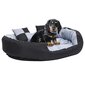 vidaXL Kaksipuolinen pestävä koiran tyyny harmaa ja musta 110x80x23 cm hinta ja tiedot | Pedit ja pesät | hobbyhall.fi