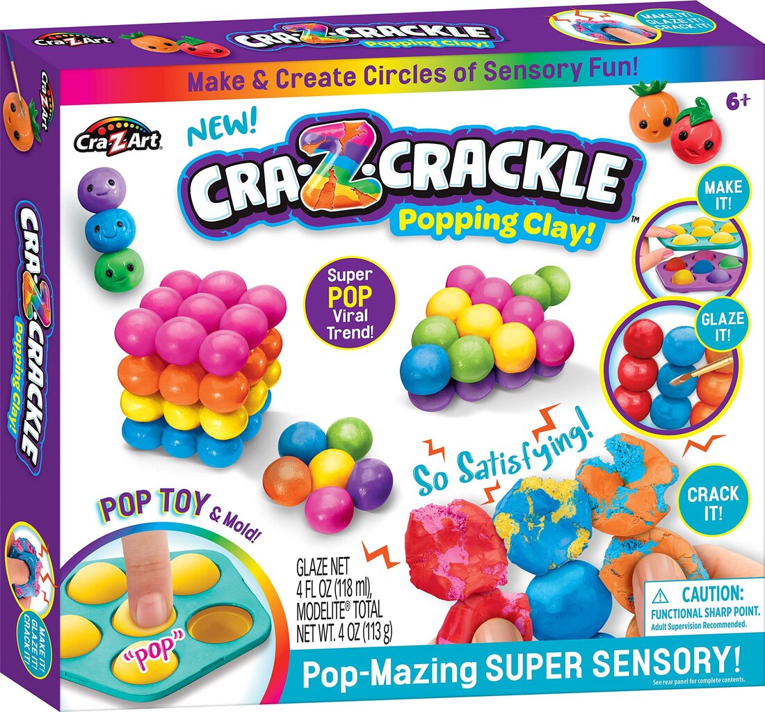 Cra-Z-Art Cra-Z-Crackle Sensorisetti Pop-Mazing hinta ja tiedot | Kehittävät lelut | hobbyhall.fi