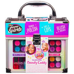 Meikkisarja CraZArt Shimmer N Sparkle Glam & Go Beauty Caddy hinta ja tiedot | Lasten ja äitiysajan kosmetiikka | hobbyhall.fi