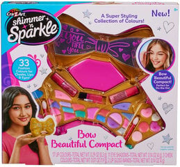 Meikkisarja CraZArt Shimmer N Sparkle Bow Beautiful Compact hinta ja tiedot | Lasten ja äitiysajan kosmetiikka | hobbyhall.fi