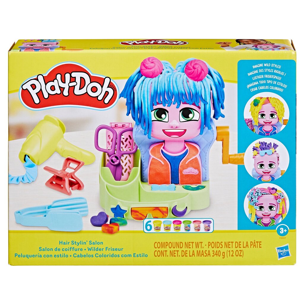 Play-Doh Playset -hiussalonki hinta ja tiedot | Kehittävät lelut | hobbyhall.fi