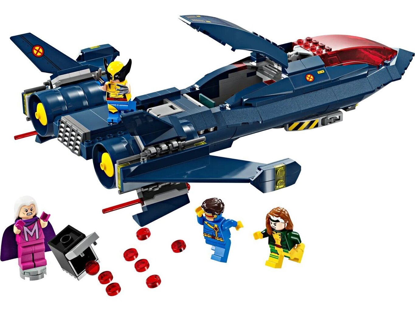 76281 LEGO® Marvel X-Men: X-Jet hinta ja tiedot | LEGOT ja rakennuslelut | hobbyhall.fi