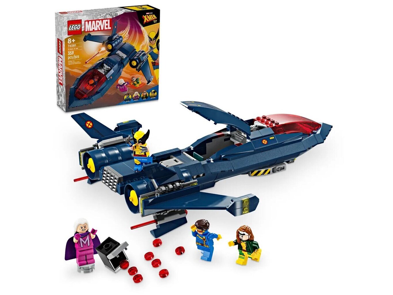 76281 LEGO® Marvel X-Men: X-Jet hinta ja tiedot | LEGOT ja rakennuslelut | hobbyhall.fi