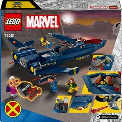 76281 LEGO® Marvel X-Men: X-Jet hinta ja tiedot | LEGOT ja rakennuslelut | hobbyhall.fi