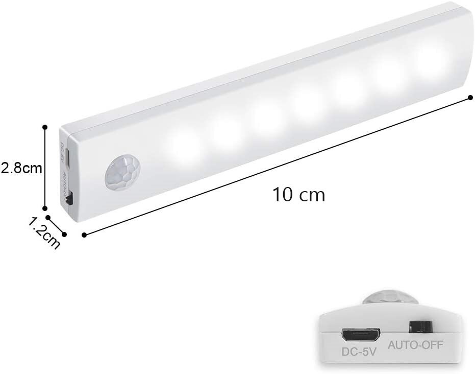 LED-paneeli liiketunnistimilla 10cm hinta ja tiedot | Upotettavat valaisimet ja LED-valaisimet | hobbyhall.fi