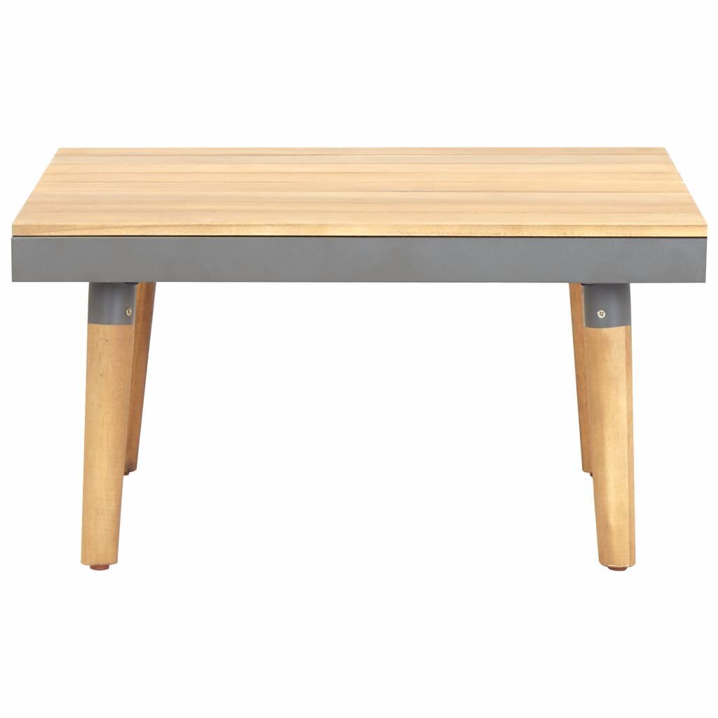 vidaXL Puutarhan sohvapöytä 60x60x31,5 cm täysi akaasiapuu hinta ja tiedot | Sohvapöydät | hobbyhall.fi