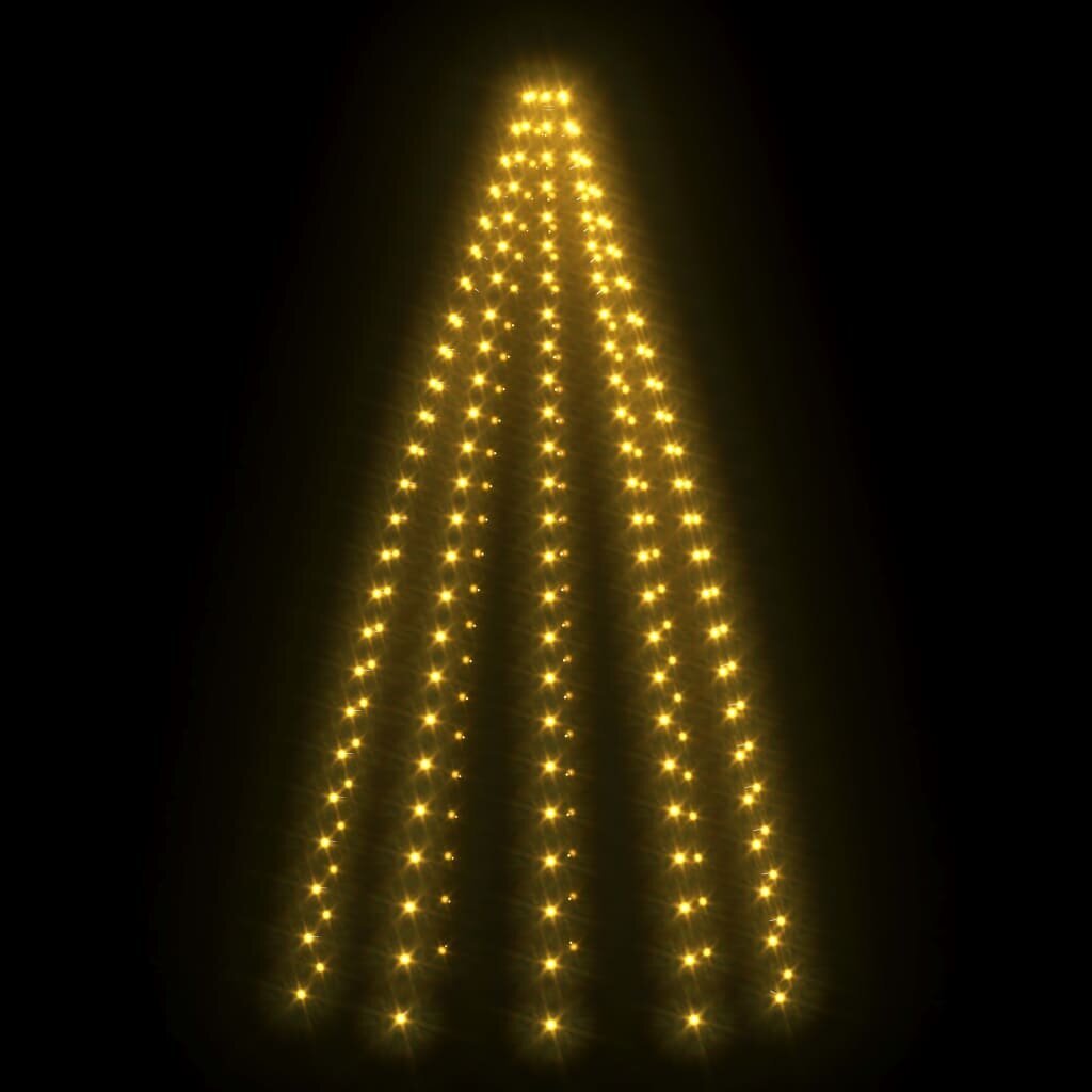 vidaXL Joulukuusen valoverkko 250 LEDiä 250 cm hinta ja tiedot | Jouluvalot | hobbyhall.fi
