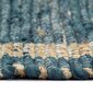 vidaXL Käsintehty juuttimatto sininen 80x160 cm hinta ja tiedot | Isot matot | hobbyhall.fi