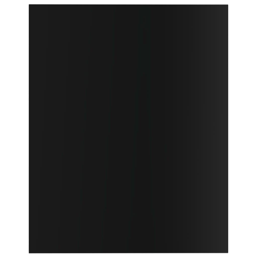 vidaXL Kirjahyllytasot 8 kpl korkeakiilto musta 40x50x1,5 cm lastulevy hinta ja tiedot | Hyllyt | hobbyhall.fi