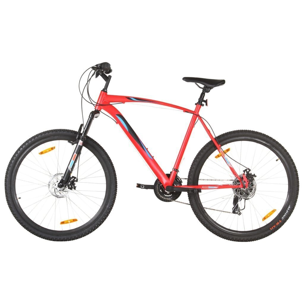 vidaXL Maastopyörä 21 vaihdetta 29" renkaat 53 cm runko punainen hinta ja tiedot | Polkupyörät | hobbyhall.fi