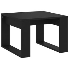 vidaXL Sivupöytä musta 50x50x35 cm lastulevy hinta ja tiedot | Sohvapöydät | hobbyhall.fi