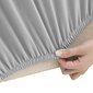 vidaXL Joustava 4-istuttavan sohvan päällinen harmaa polyesteri jersey hinta ja tiedot | Huonekalujen päälliset | hobbyhall.fi