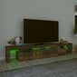 vidaXL TV-taso LED-valoilla savutammi 230x36,5x40 cm hinta ja tiedot | TV-tasot | hobbyhall.fi