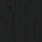 vidaXL Penkki musta 110x41x76,5 cm täysi mänty hinta ja tiedot | Kenkäkaapit ja -hyllyt | hobbyhall.fi