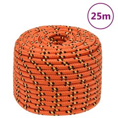 vidaXL Veneköysi oranssi 12 mm 25 m polypropeeni hinta ja tiedot | Lisävarusteet veneisiin ja kajakkeihin | hobbyhall.fi