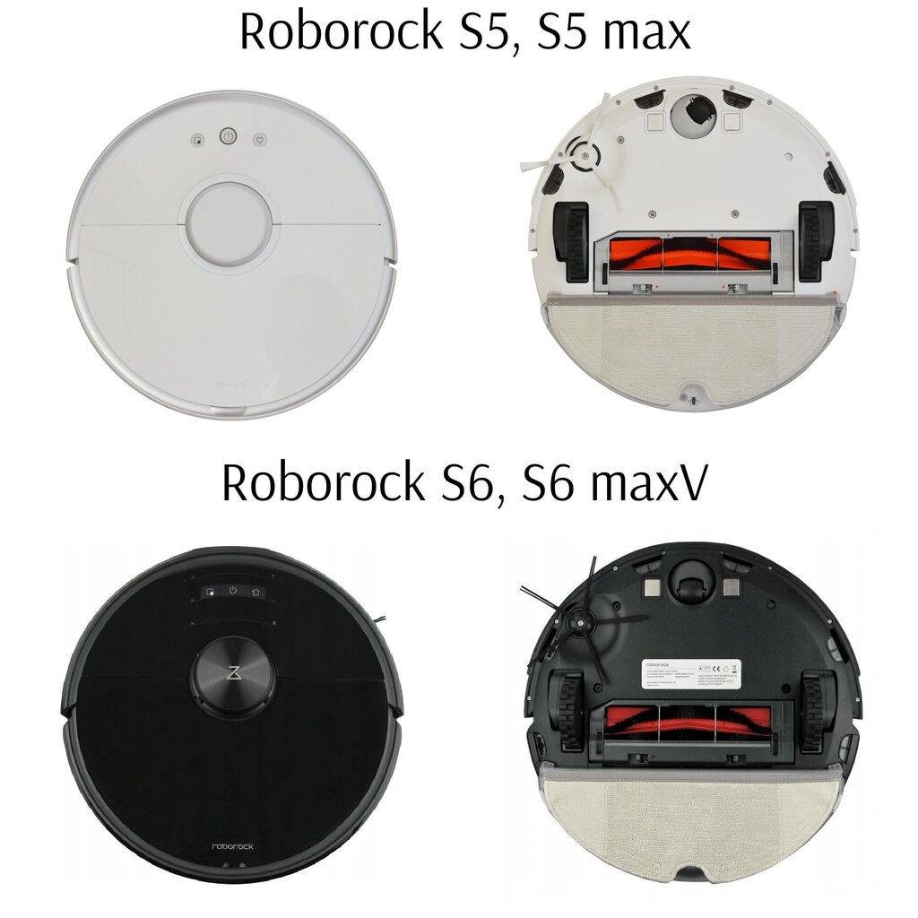 Kangas Xiaomi Roborock S5, S5 Max, S6, S6 Maxv, 4 kpl (replacement) hinta ja tiedot | Pölynimureiden lisätarvikkeet | hobbyhall.fi
