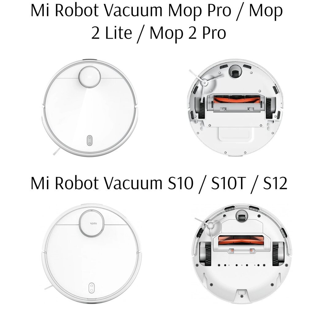 Suodatin Xiaomi Mi Robot Vacuum Mop Pro / Mop 2 Lite / Mop 2 Pro / S10 / S10T / T12 / X20, 4 kpl (replacement) hinta ja tiedot | Pölynimureiden lisätarvikkeet | hobbyhall.fi