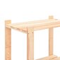 vidaXL 3-kerroksiset varastohyllyt 10 kpl 80x38x90cm täysi mänty 150kg hinta ja tiedot | Varastohyllyt | hobbyhall.fi