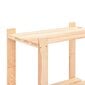 vidaXL 3-kerroksiset varastohyllyt 2 kpl 60x38x90 cm täysi mänty 150kg hinta ja tiedot | Varastohyllyt | hobbyhall.fi