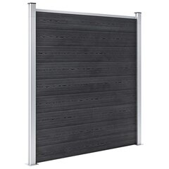 vidaXL Puutarha-aita WPC 1045x186 cm harmaa hinta ja tiedot | Aidat ja tarvikkeet | hobbyhall.fi