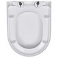 vidaXL WC-istuimet soft-close kansilla 2 kpl muovi valkoinen hinta ja tiedot | WC-istuimen lisätarvikkeet | hobbyhall.fi