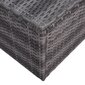 vidaXL 8-osainen Puutarhasohvasarja tyynyillä polyrottinki harmaa hinta ja tiedot | Puutarhakalusteet | hobbyhall.fi