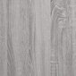 vidaXL LP-levyjen säilytyskaappi harmaa Sonoma 84,5x38x89 cm puu hinta ja tiedot | Kaapit | hobbyhall.fi