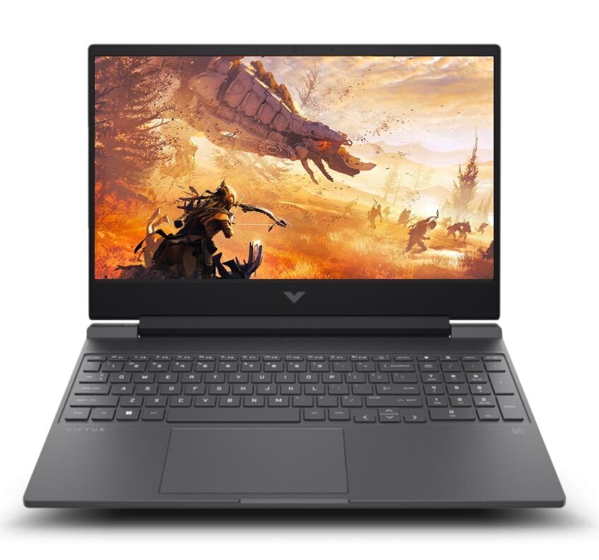 HP Victus 15 FHD 144Hz R5-7535HS 16GB-DDR5 512GB RTX2050 W11 Mica Silver Renew hinta ja tiedot | Kannettavat tietokoneet | hobbyhall.fi