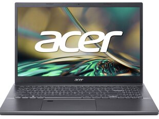 Acer Aspire 5 15 FHD Touch i7-1255U 16GB 512GB W11 Backlit Steel Grey Renew hinta ja tiedot | Kannettavat tietokoneet | hobbyhall.fi