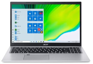 Acer Aspire 5 15 FHD IPS i5-1135G7 12GB 512GB W11 Backlit ALU Top Silver Renew hinta ja tiedot | Kannettavat tietokoneet | hobbyhall.fi