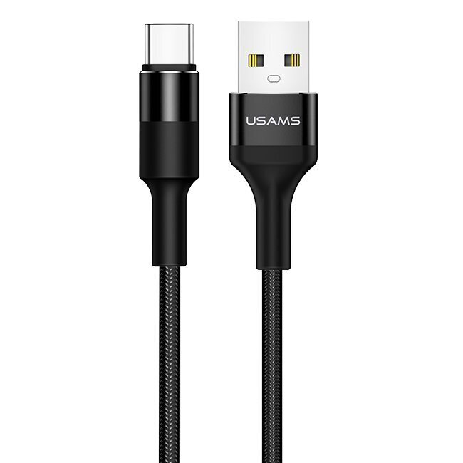 Kaapeli Usams SJ221TC01, USB A 2.0 - USB C, 1,2 m hinta ja tiedot | Kaapelit ja adapterit | hobbyhall.fi