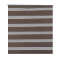 Zebra rullakaihdin 50 x 100 cm kahvinruskea hinta ja tiedot | Rullaverhot | hobbyhall.fi