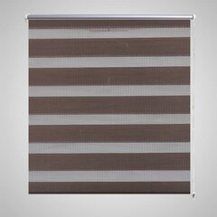 Zebra rullakaihdin 50 x 100 cm kahvinruskea hinta ja tiedot | Rullaverhot | hobbyhall.fi